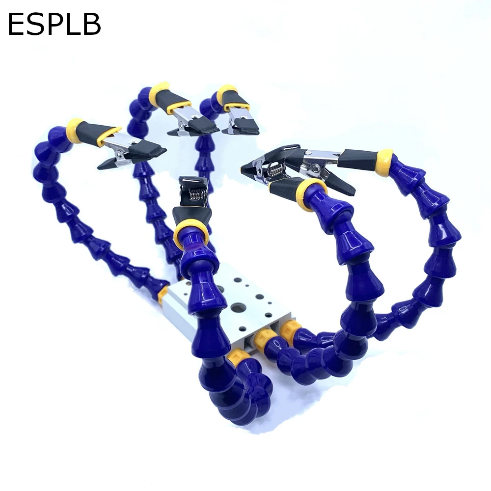 Универсальный держатель паяльника Octopus ESPLB с гибкими усами для настольной лампы