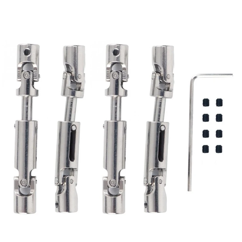 

4Pcs Metal Drive Shaft CVD For WPL D12 C14 C24 B16 B36 B24 MN D90 MN99S MN-90 Henglong RC Car Upgrade Parts Accessories