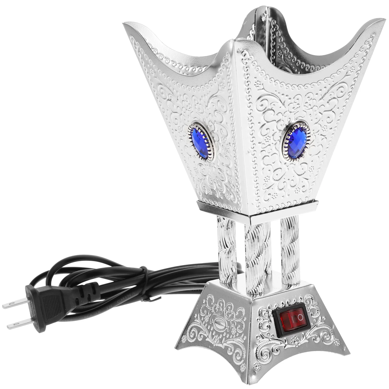 

Iron Burner Ornament Arabian Electric Burner Housewarming Wedding Gifts (EU Plug)