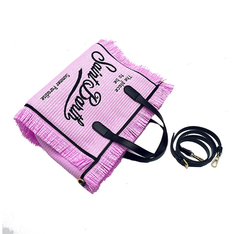 Сумка кросс-боди с соломенным ковриком SAINT BARTH маленькая сумка Повседневная