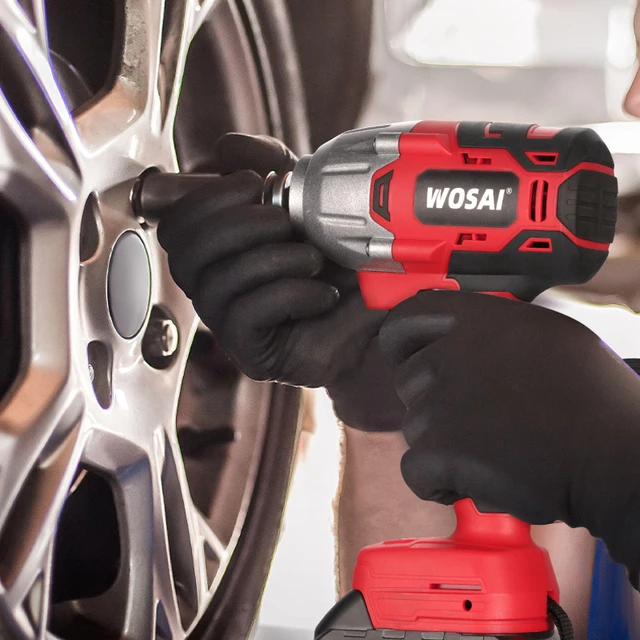 WOSAI MT-Series 600N.m 20V Brushless Electric Wrench Socket Li-ion Battery Cordless Impact Wrench For Car Tires Power Tools 5