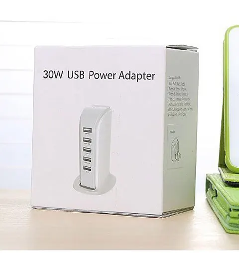 

Vertical Charging Row Plug Usb Docking Station 20w Cradle Charger 5usb Portable Usb Adapter Phone Accessories Usb Charger Stable