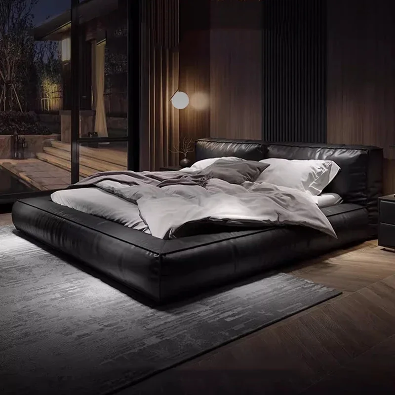 Скандинавская кровать для хранения эстетический прикроватный столик кровати