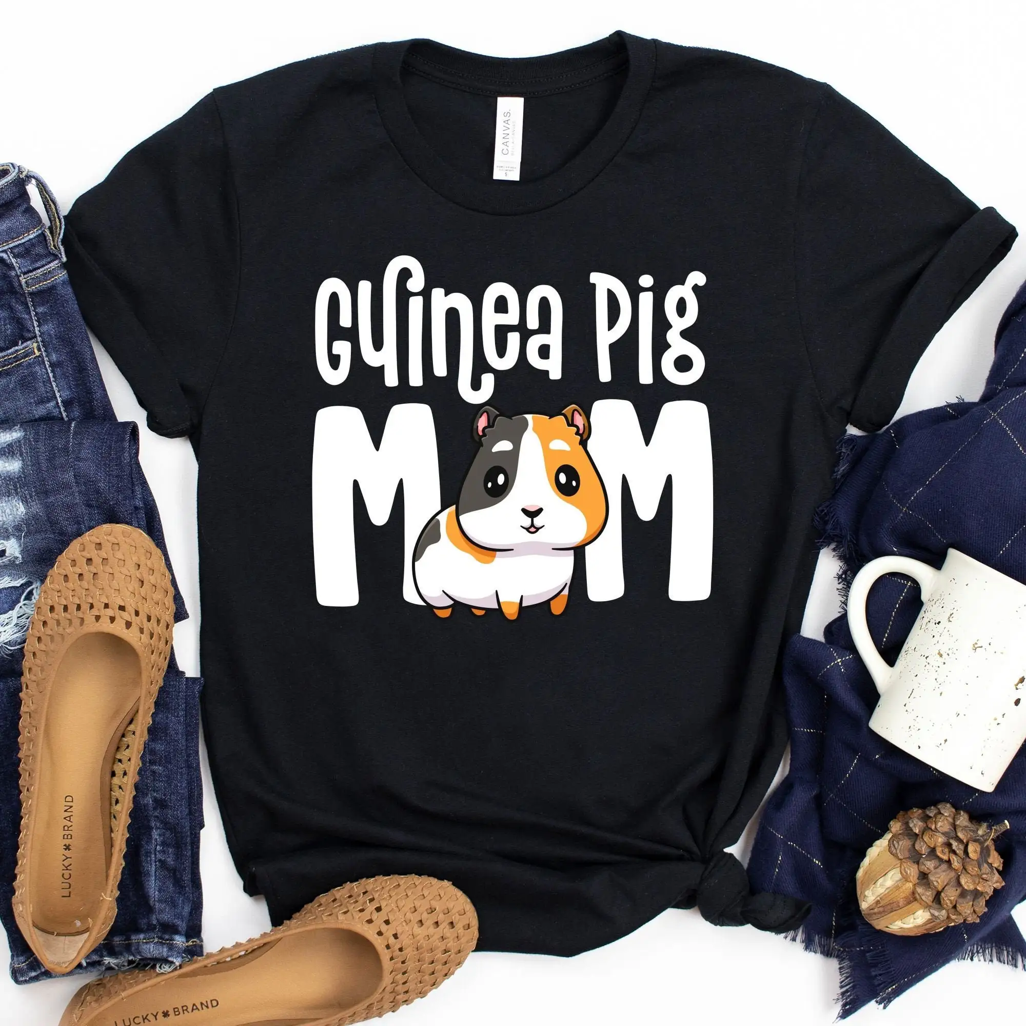 Футболка для мамы с морской свинкой Lover Mama For her s Wheek