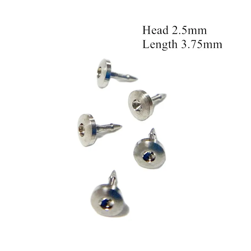 

Dental Bone Tack Titanium Pins Membrane Titanium Alloy Fixation Stabilization Flat Headed Nail 3.75mm And Pin Handle