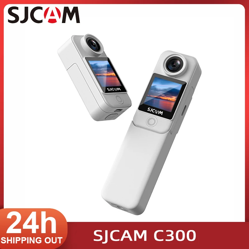

SJCAM Action camera C300 motorcycle recorder 360 degree panoramic shooting 4K HD camera anti shake DV Shooting Anti-Shake