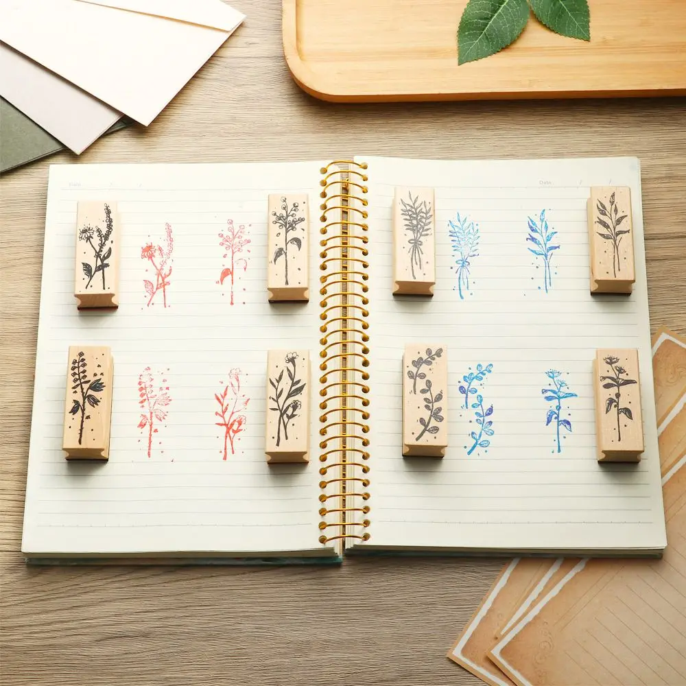 1 шт. винтажная трава печать растения DIY для скрапбукинга канцелярские