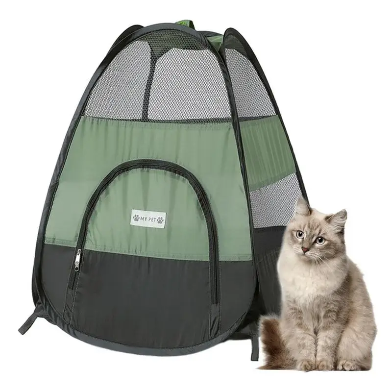 

Pet Tent Breathable Pets House Detachable Nest with Grid Window Design Strong Construction Suitable for Duck Puppy Dog Rabbit