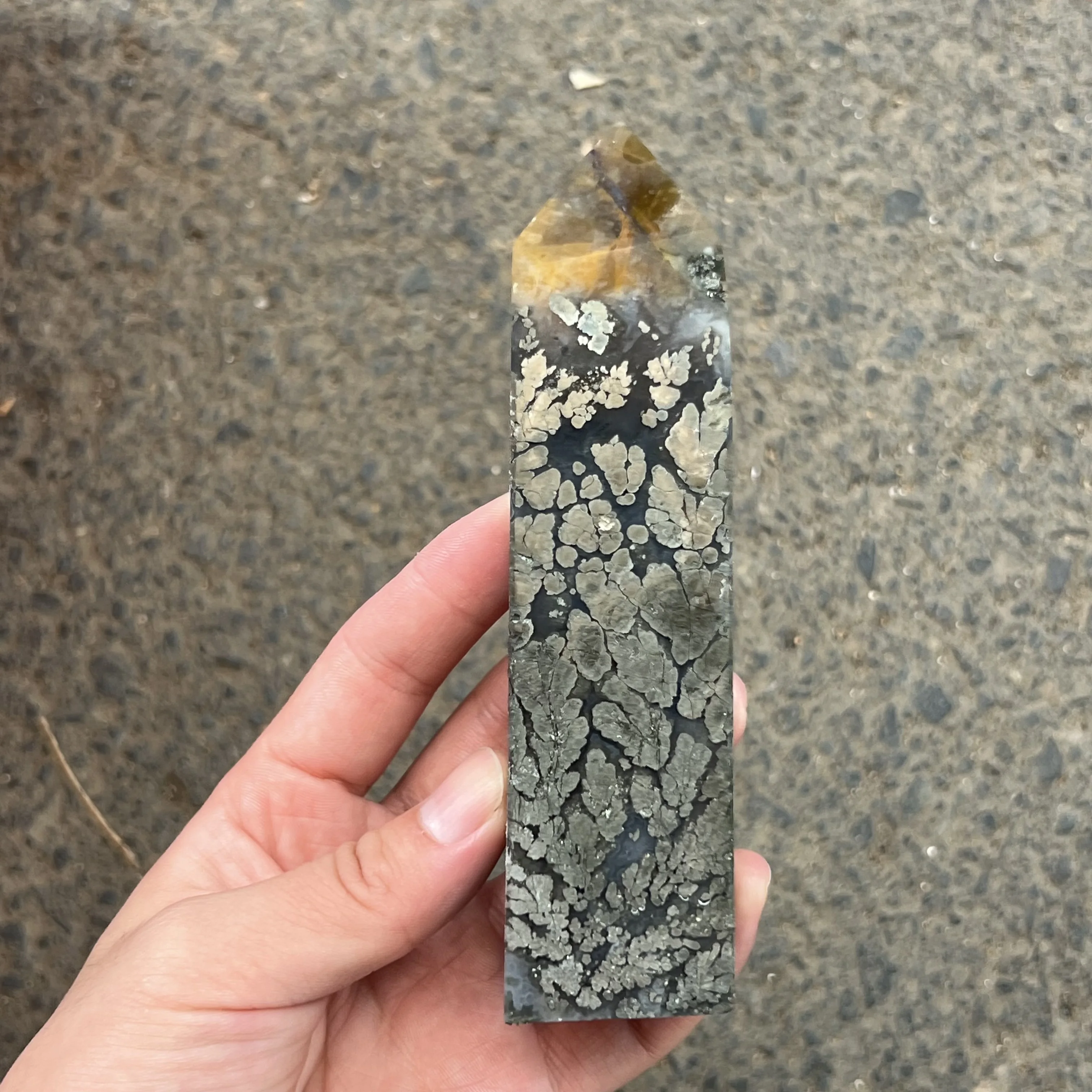 

Natural Pyrite Raw Column Minerals Specimen Healing Energy Stones Home Decor
