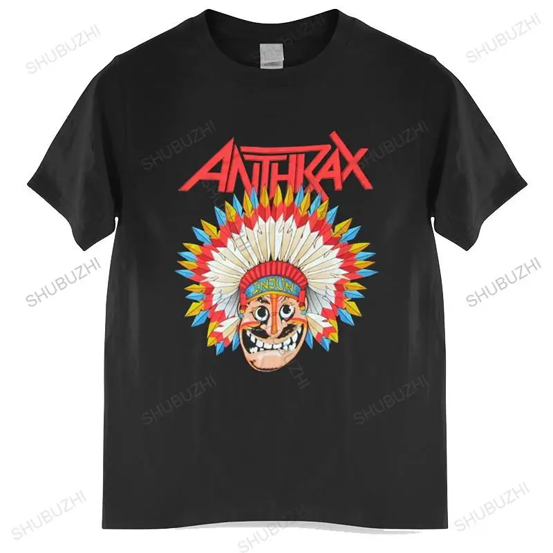 

T-shirt men O-neck hot sale T Shirt Websites Men Printing Anthrax War Dance Indians male cotton tee-shirt bigger size