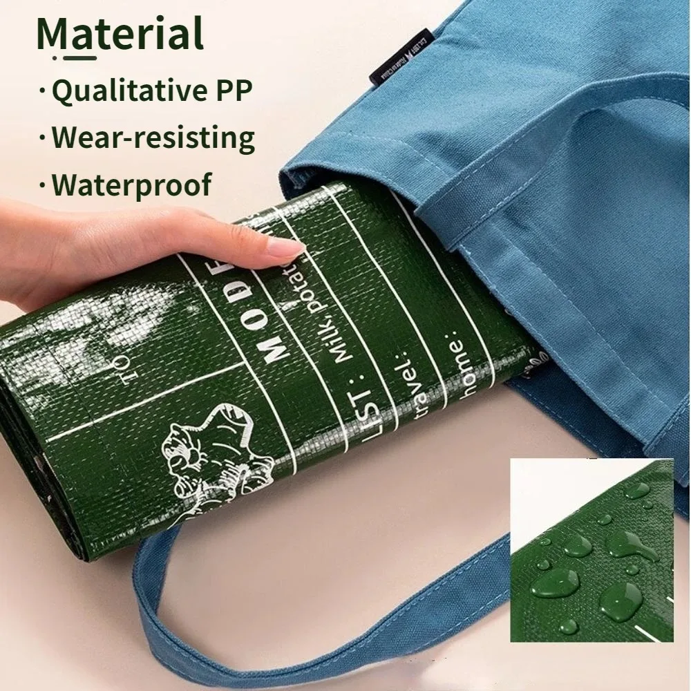 Водонепроницаемая сумка большой емкости для покупок в супермаркете портативная