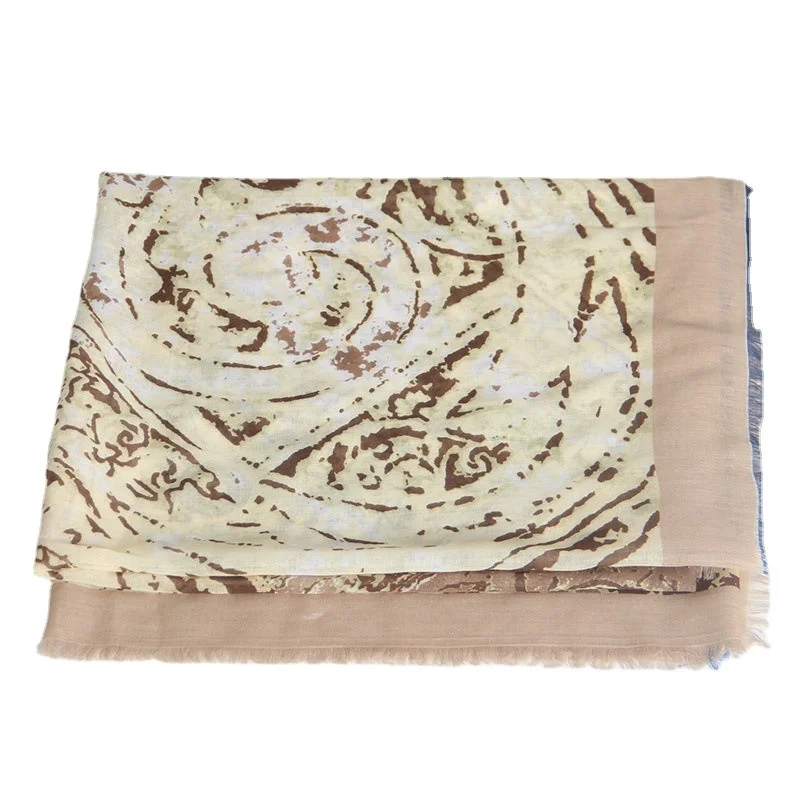 

Новинка Осень-зима 2021, красный женский шарф в сеточку, Модный Универсальный мягкий шелковый шарф с принтом