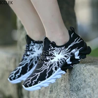 2022 spring mesh breathable all match casual sports shoes personality trend student running shoes