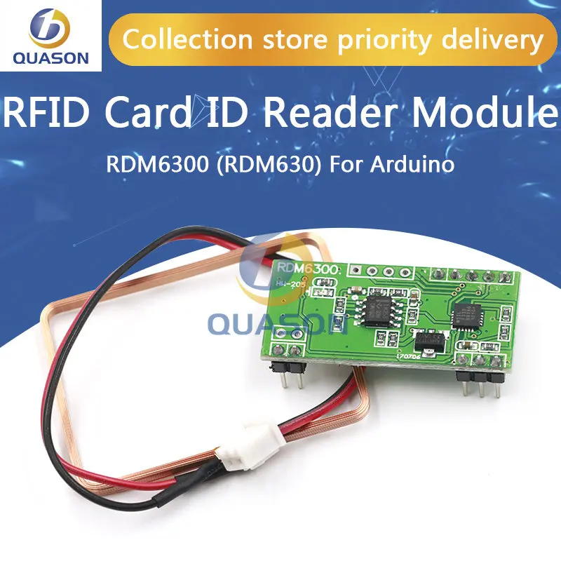 125 кГц EM4100 RFID карты Ключ ID Считыватель Модуль RDM6300 (RDM630) для Arduino