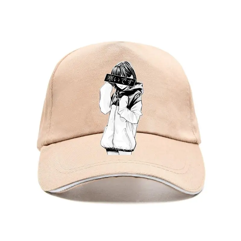 

НОВАЯ шапка, шапка треска-ad, японская, эстетическая, графическая, шапка Ани-баба, модная шапка-баба, хлопковая шапка с принтом