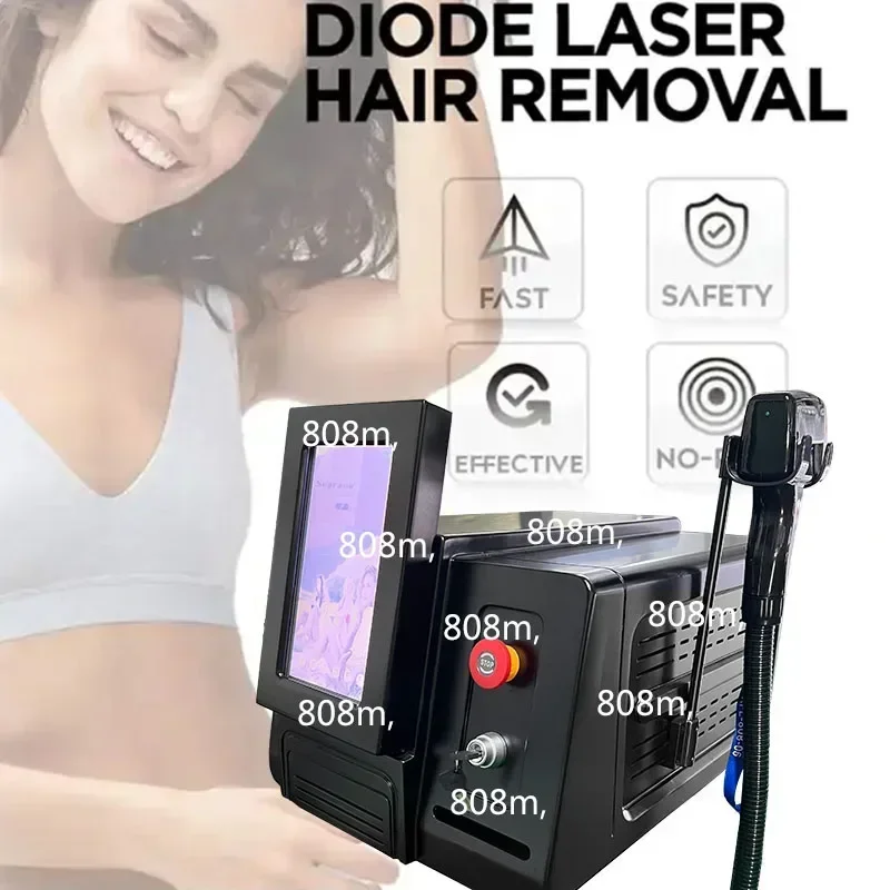 2024 Лучший диодный лазер 3500 Вт 808 нм Ice Platinum 755 1064 Лазер для удаления волос