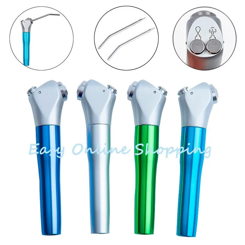 

1sets Dental 3-Way Triple Syringe Air Water Spray Handpiece + 2 Autoclavable Nozzle Tips Tube For Teeth Dental Care Equipment