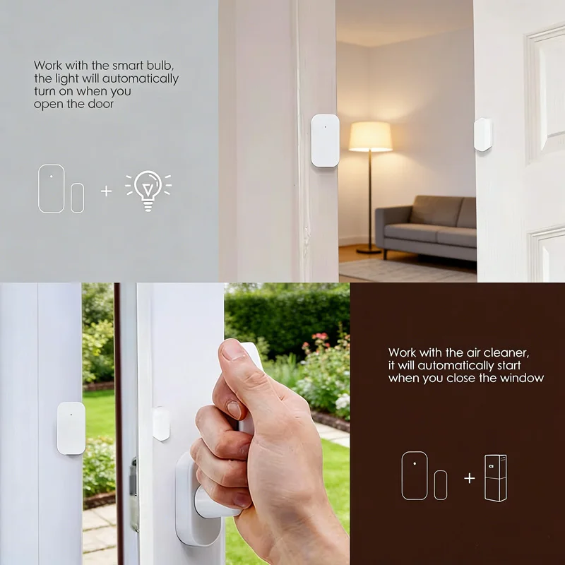 Датчик открытия двериокна Aqara ZigBee MCCGQ11LM и M1S, беспроводное подключение, умный датчик для умного дома, совместим с Xiaomi Mijia и HomeKit (art.: 3920d99d04e43) - 3920d99d04e43