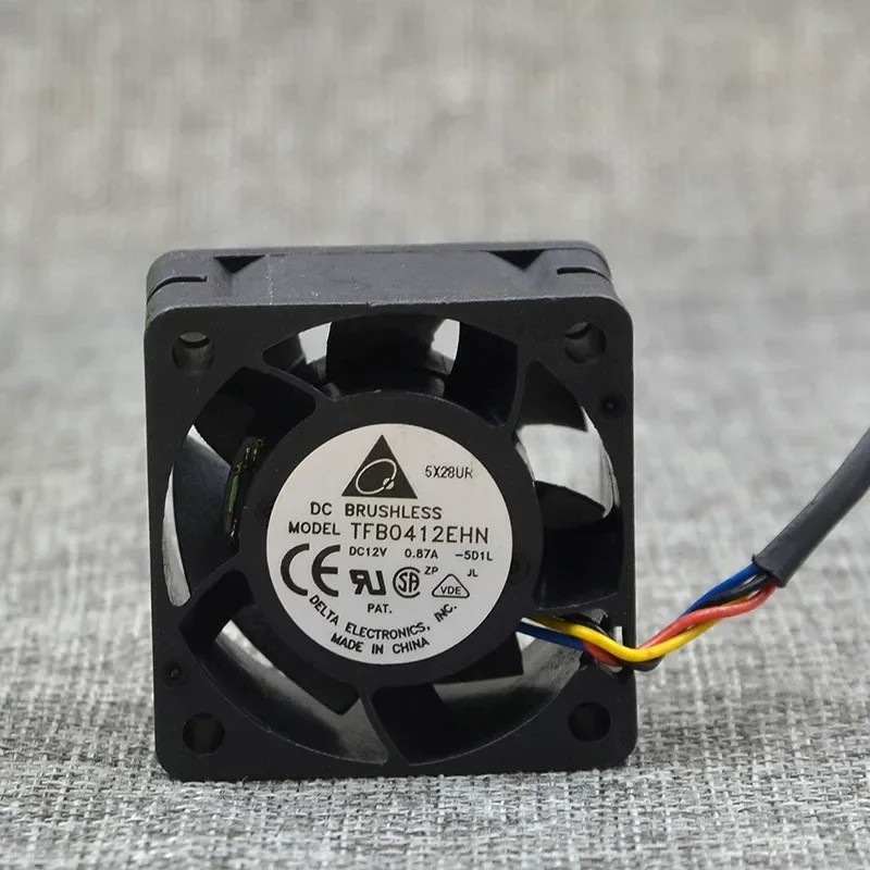 Фото Вентилятор для сервера Delta TFB0412EHN 4028 12V 0.87A 4см, ультратихий, с двойным шарикоподшипником, PWM №3