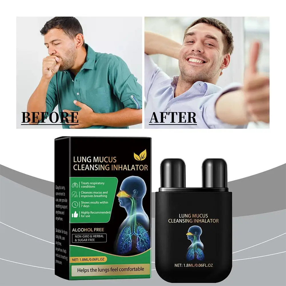 Ингалятор для ухода за легкими носовой ингалятор очищение печени травяной