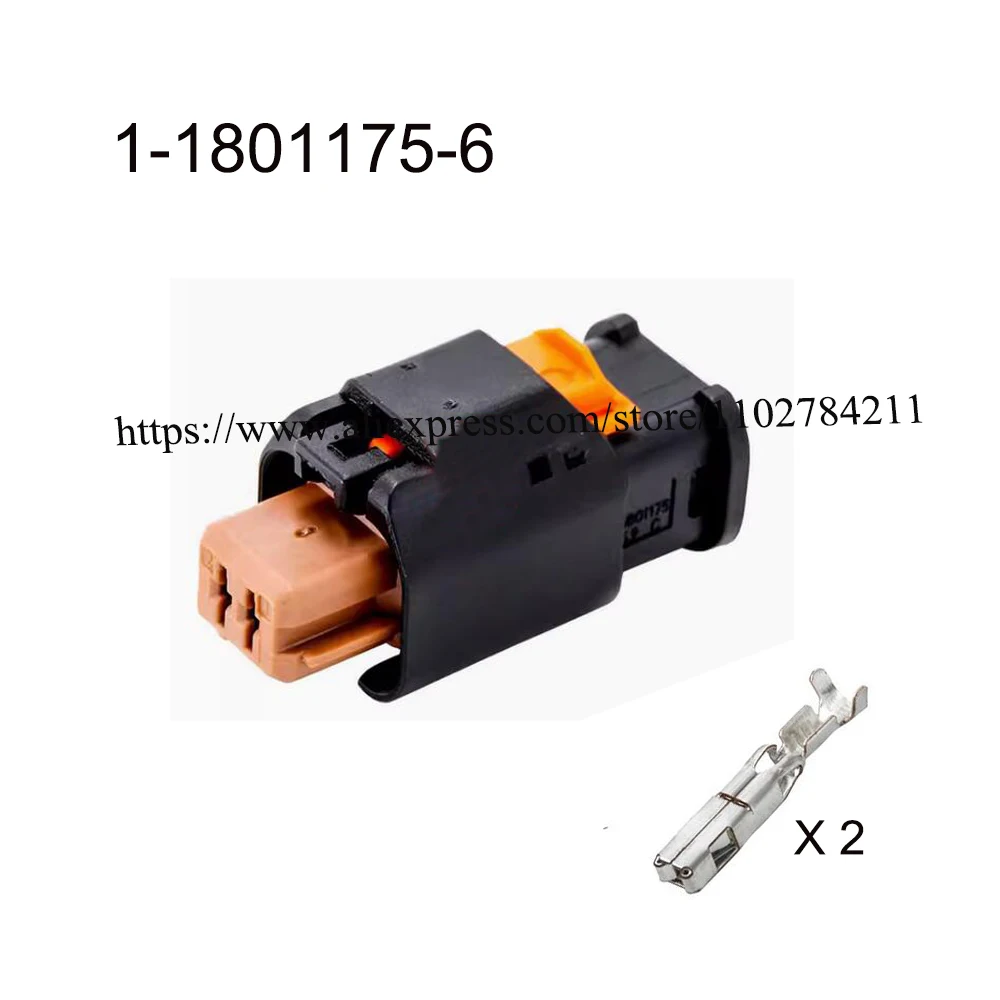 200 комплект 1801175-6 автомобильный водонепроницаемый разъем 2 штырьковых разъема
