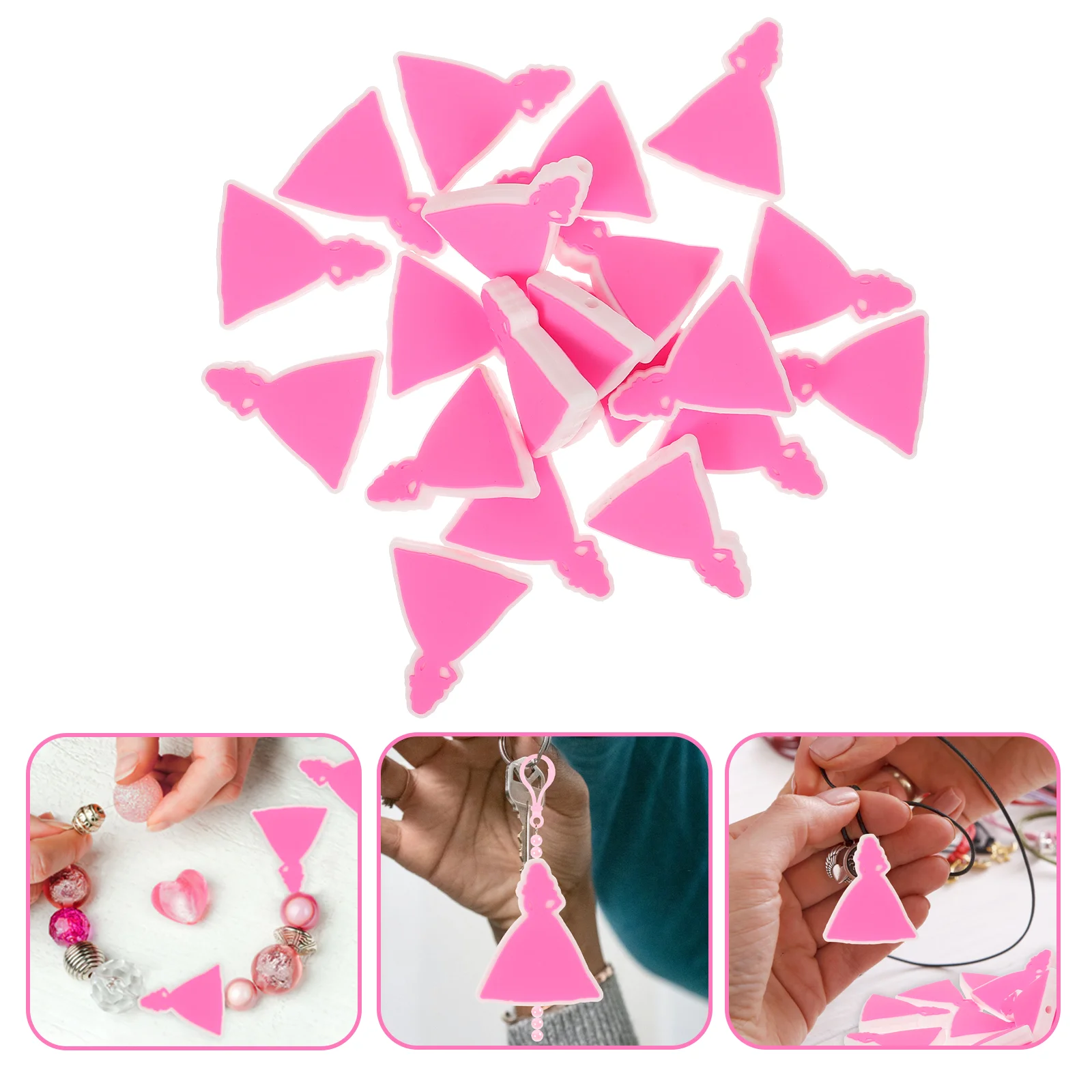 

20 шт. Брелок Силиконовые Бусины рукоделие ручка изготовление очаровательных ювелирных изделий в форме героя мультфильма