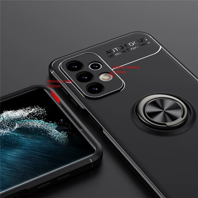 For Samsung Galaxy A23 Case for Samsung A23 A22 A53 A73 A33 A32 Cover Armor Protective Ring Back Silicone Cover Galaxy A23 Case