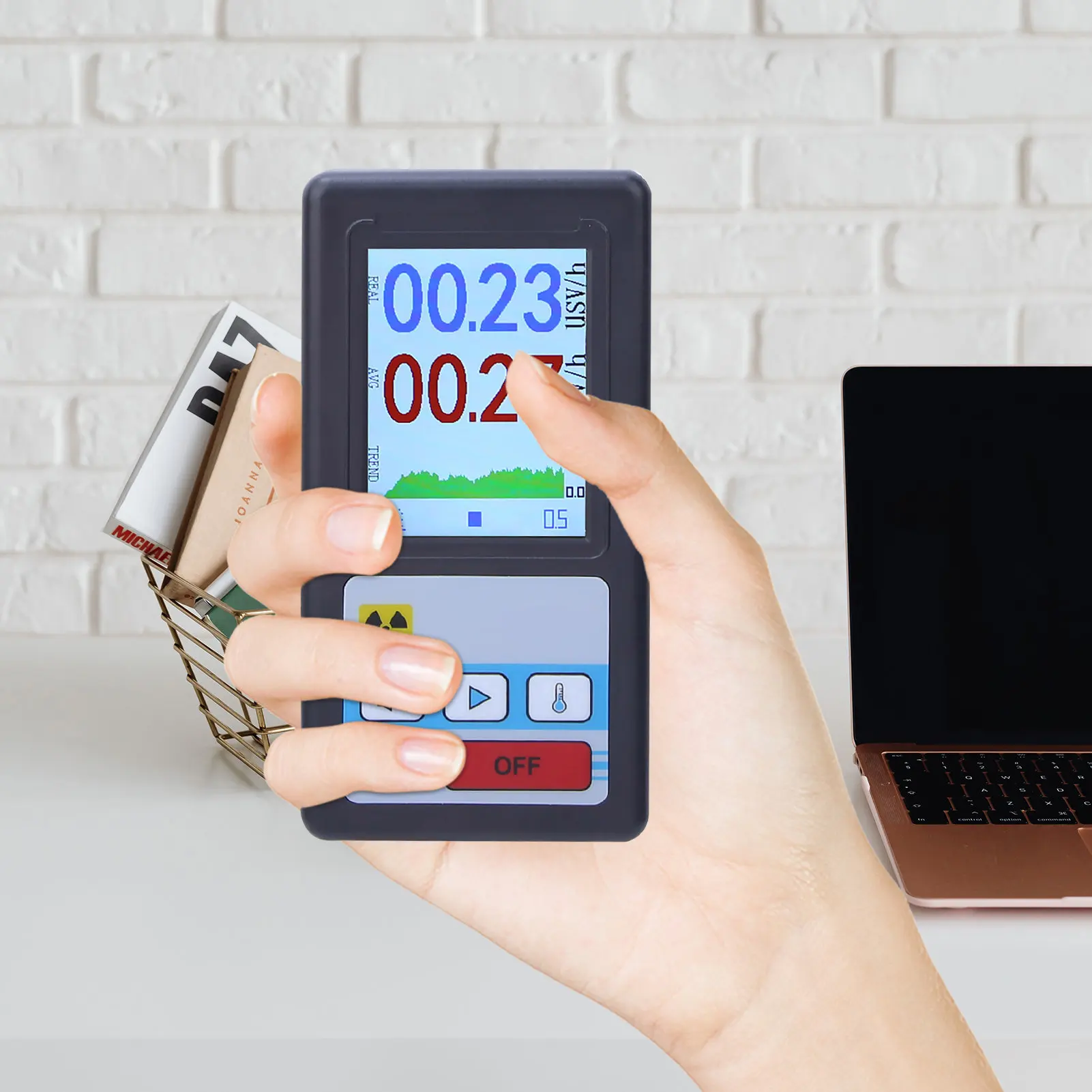 

Профессиональный высокоточный излучатель, ручной детектор уровня радиации, счетчик Гейгера, бета-гамма