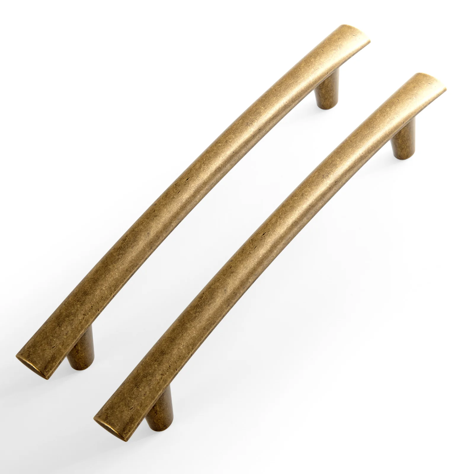 Винтажная ручка в форме арки бронзовая мебель старинном стиле