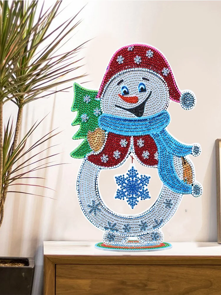 

Christmas Day Crystal Painting Crystal Decoration 5D Full Drill Rhinestone Diamond Art Painting For Adult Kids Children Cartoon