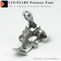 119 91189 presser foot fit industrial 5 thread overlock sewing machine for juki mo 3600 6716high shank