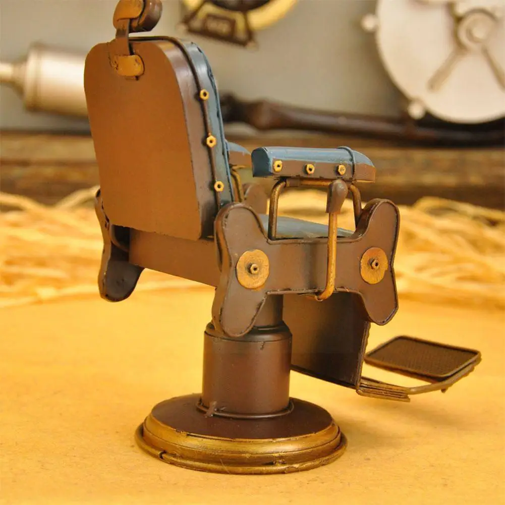 

Семейная модель, стул для парикмахерской, офисный настольный декор, домашняя модель, миниатюрные подарки, украшения, Детские Поделки, день р...