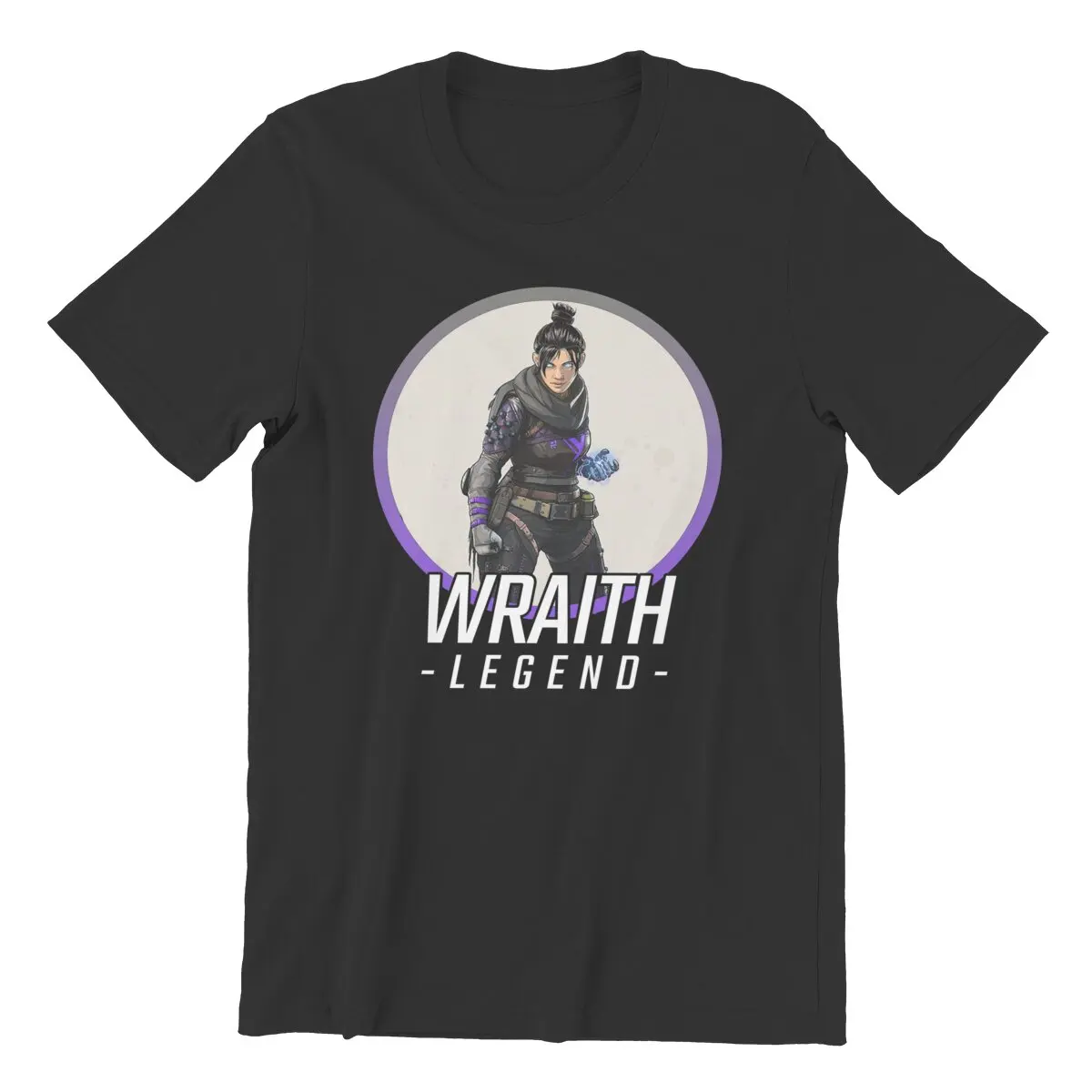 Wraith Legend Apex Legends видеоигра 100% хлопок винтажная женская футболка с принтом мужская