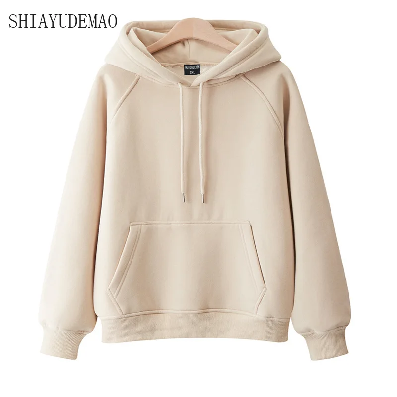

Woman Sweatshirts Cotton Spring Autumn Versatile Loose O-Neck Long OverSize Y2k Clothing New In Hoodies Sweatshirts 2023
