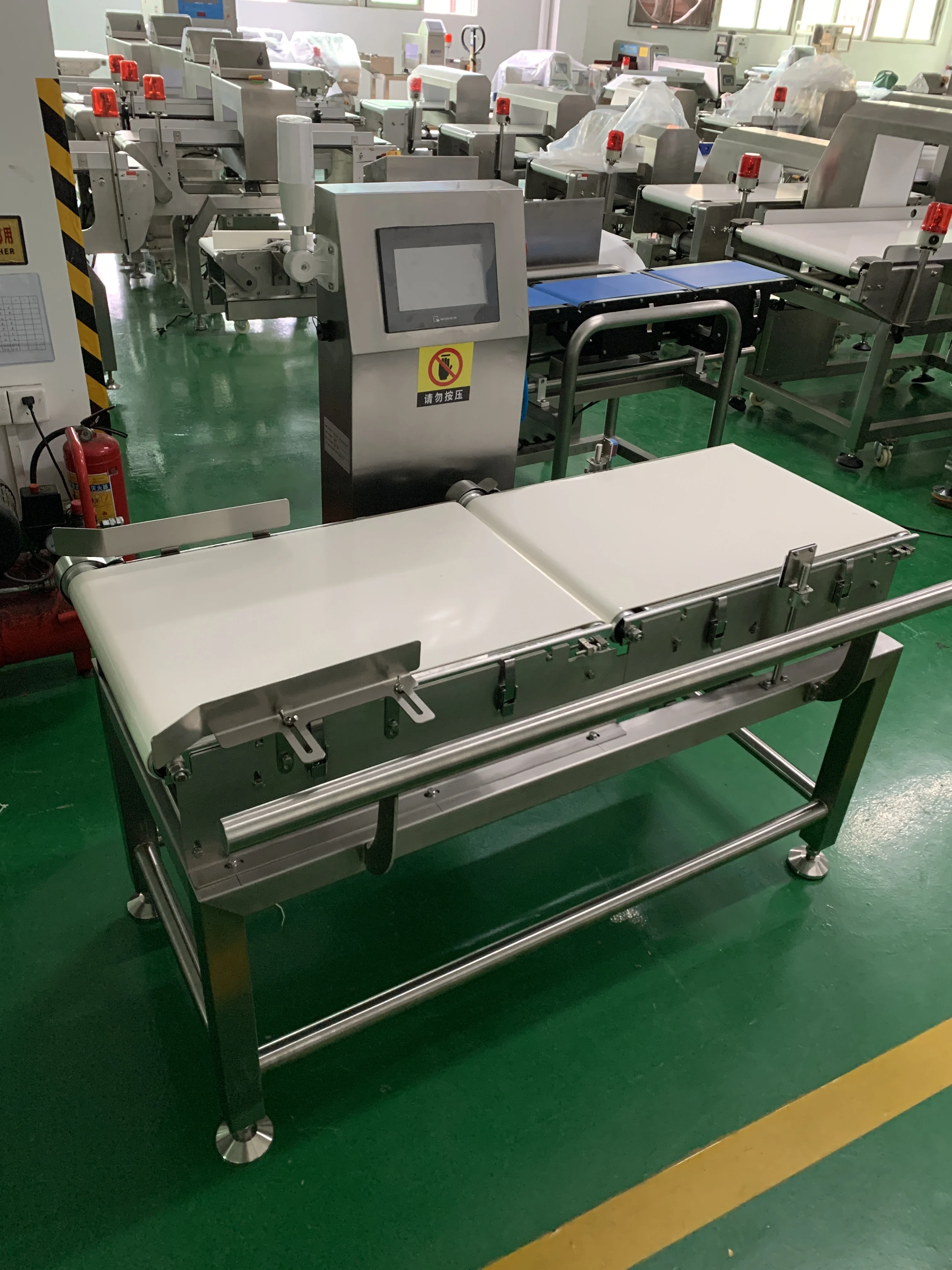 Автоматическая конвейерная лента пищевые весы контрольный вес с системой