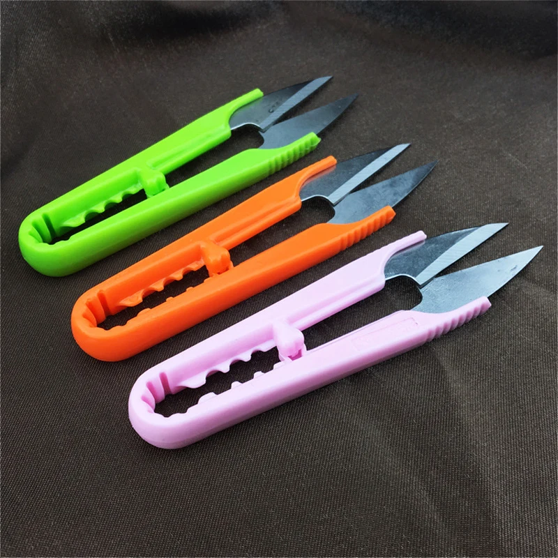 

1pcs Practical Sewing Scissors U Shape Clippers Yarn Stainless Steel Embroidery Craft Tailor Scissors For Needlework DIY Tools