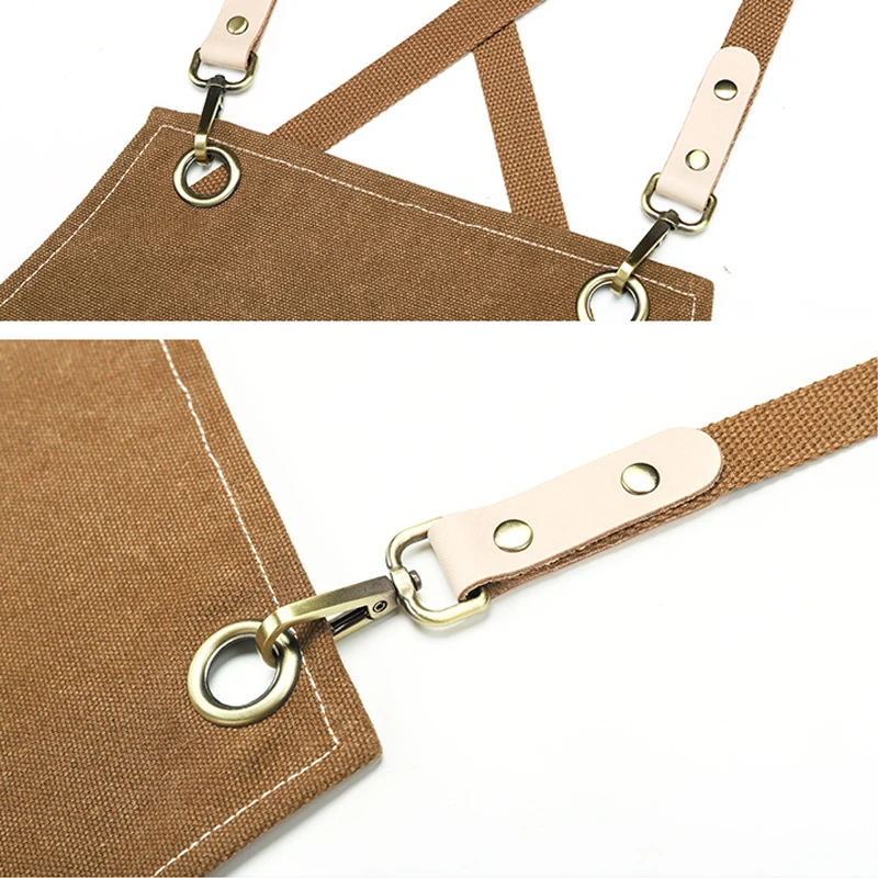 Плотный брезентовый джинсовый фартук защита от загрязнений бариста семейный