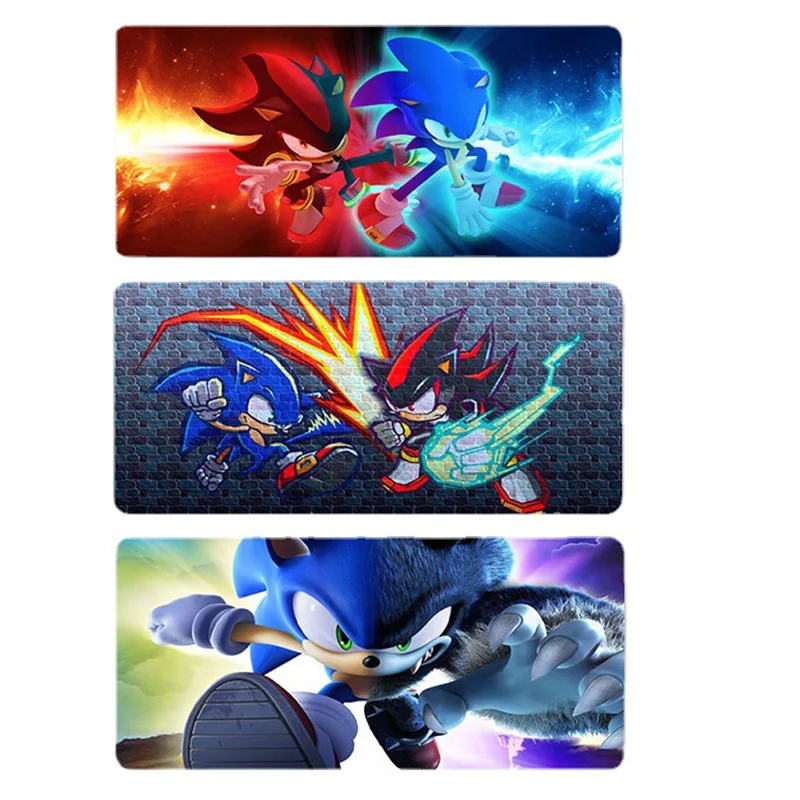 Коврик для клавиатуры и стола с аниме-Sonic, удобный коврик для мыши, игровой коврик для мыши XL, высокоскоростной коврик для мыши, настольный ко... (art.: 3920bdc7399ef) - 3920bdc7399ef