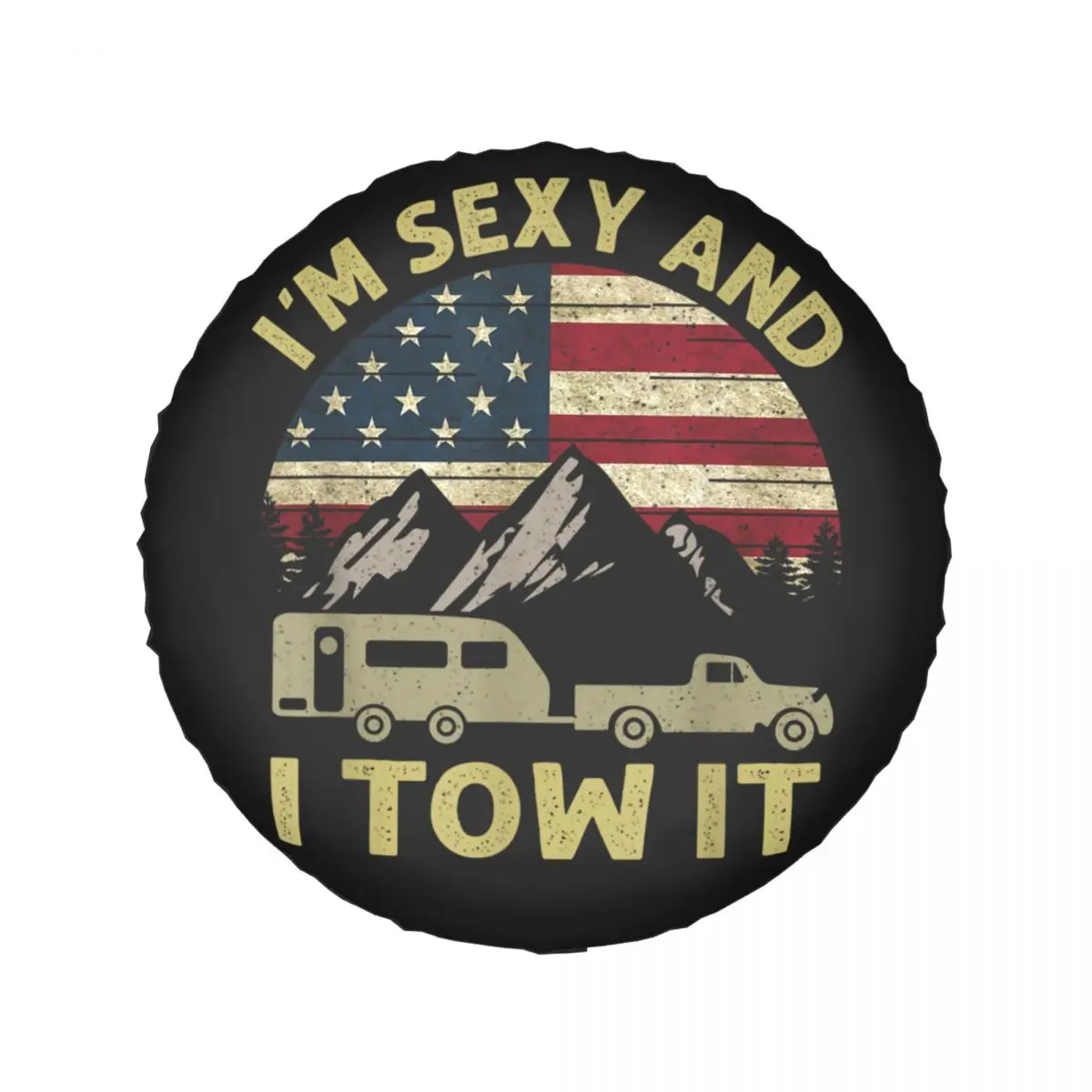 Покрышка запасная I'm Sexy And I Tow It для Jeep Hummer 4WD SUV ИНДИВИДУАЛЬНАЯ ЗАЩИТА шин