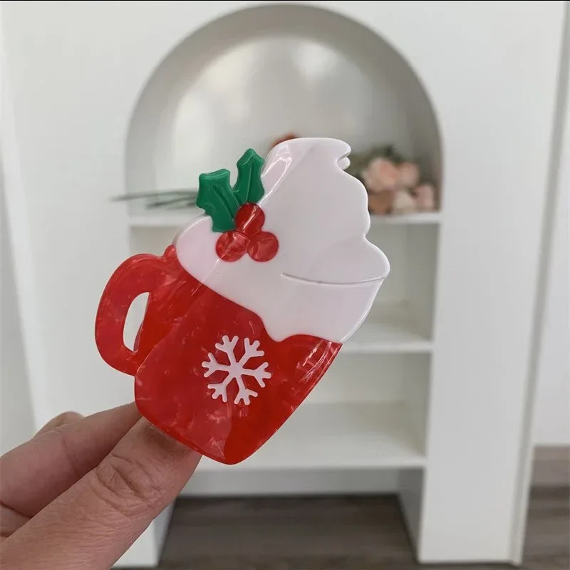 Ацетатные заколки для волос в форме акулы