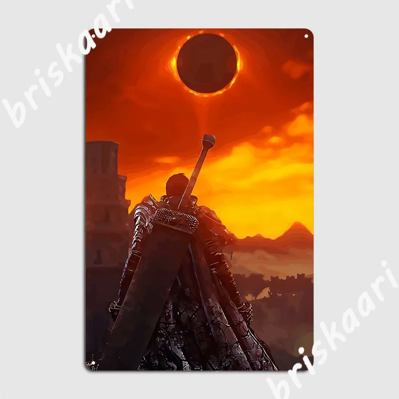 

Berserk металлический знак таблички Винтаж гостиная стена пещера оловянный знак плакаты