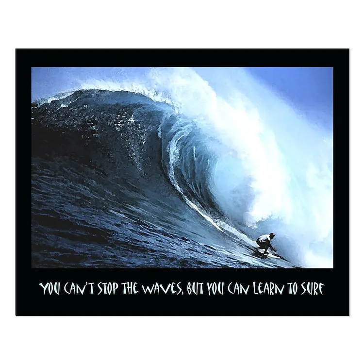 

Вы не можете остановить волны маленькие фотообои Декор Современная Настенная печать комната винтажная домашняя фотокартина