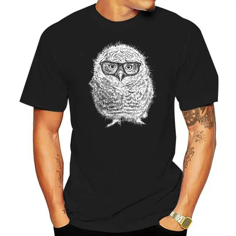 Футболка премиум-класса Hipster Baby Screech Owl Little Screecher