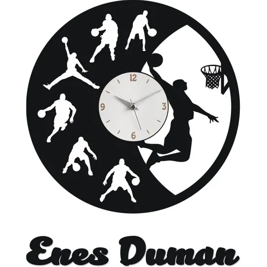 Настенные часы персонализированные баскетбольные фотообои домашний декор