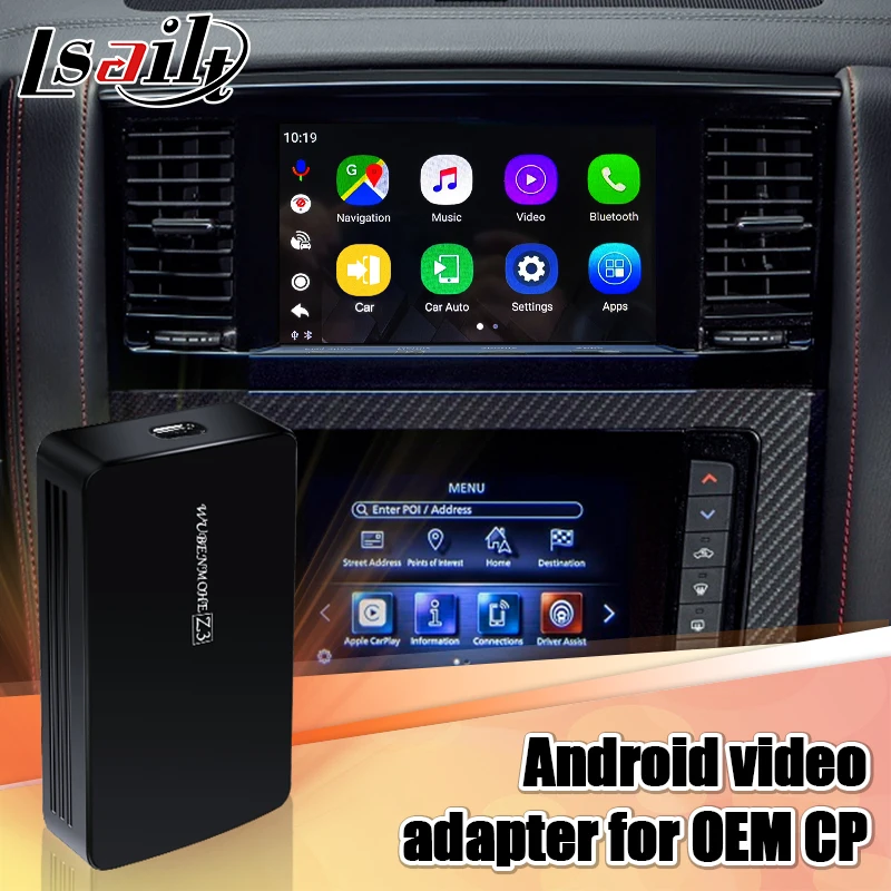 

Android YTB Navigation AI box Adapter for the Car with OEM CP for Nissan Patrol Armada Infiniti Q50 QX60 QX80 by Lsailt