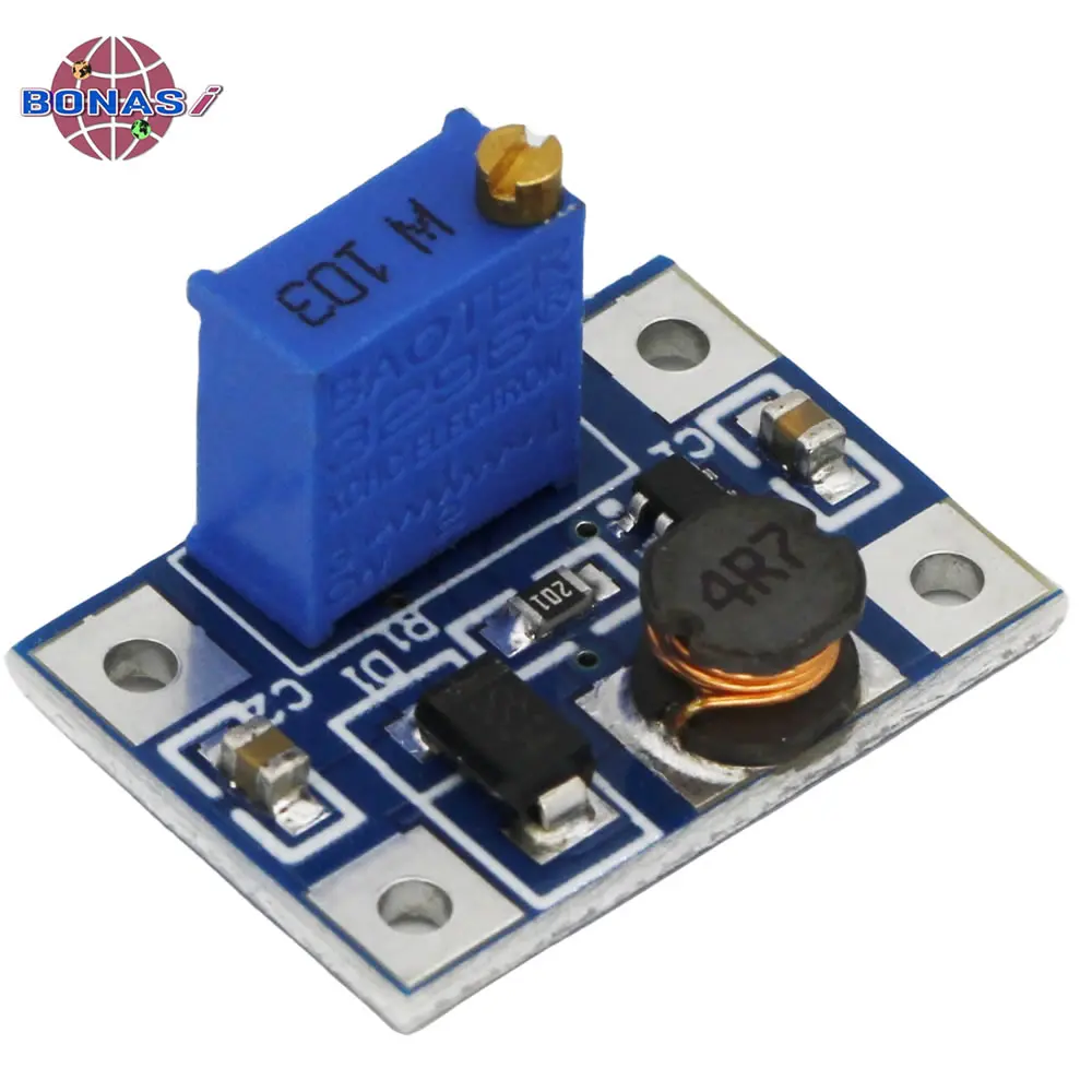 Повышающий преобразователь напряжения с большим током 2 А 2-24 В до 2-28 в