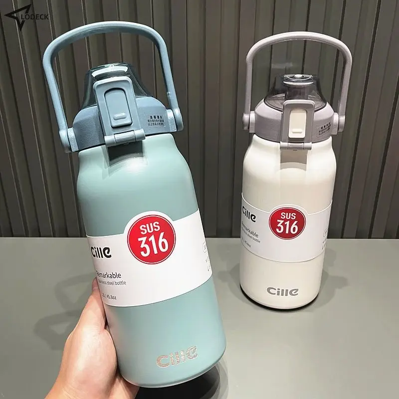 

Thermos for Water Bottle Kawaii Cup Thermal Termica Children's Termos Isotherm Flask Cold and Hot STAINLESS STEEL Kids Themo Men