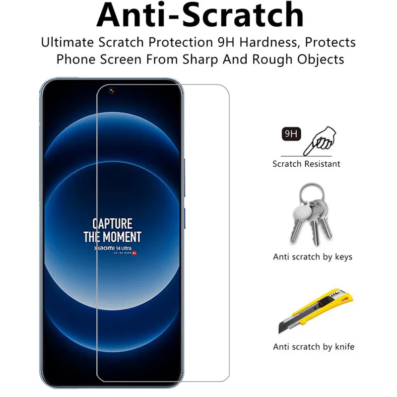 Защитная пленка для экрана xiaomi mi 14 ультразащитное закаленное стекло на °