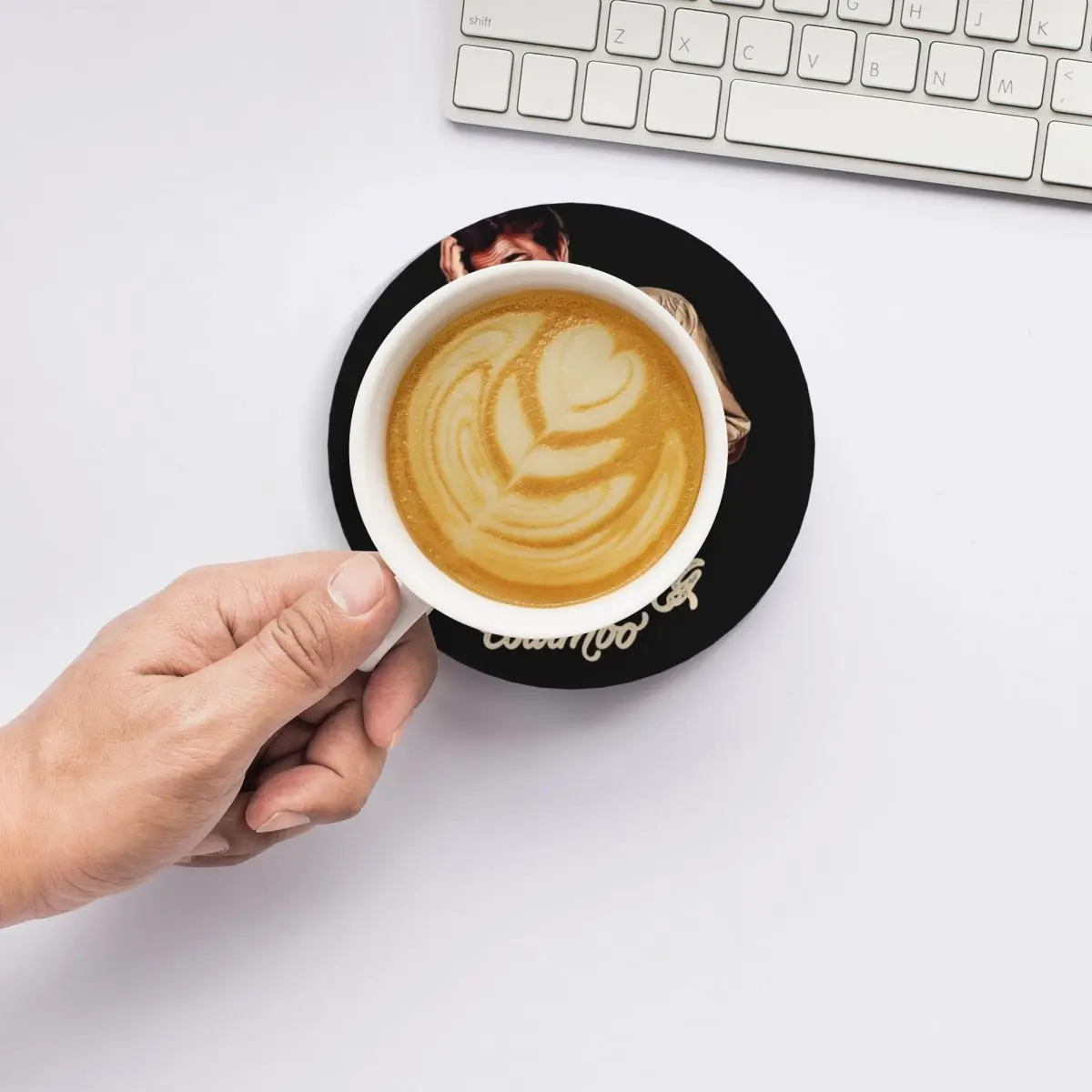 Подставки из керамики в виде цветка для чайной чашки