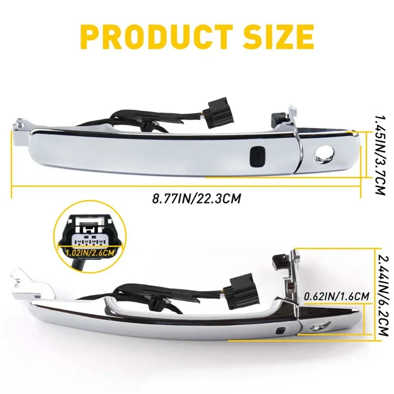 80640-CZ31B 80645-CA000 Door Handle Front Left Driver Side For Nissan Rogue 2010-2013 Vehicle Exterior Replacement Accessories